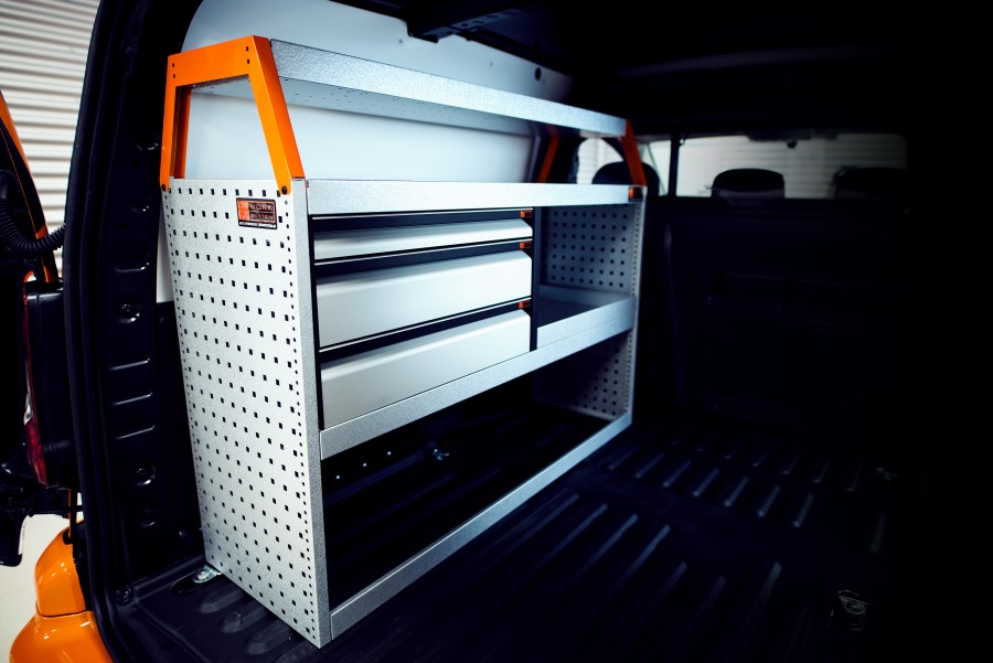 V-LS3 Fahrzeugregal für VW Caddy als Bild