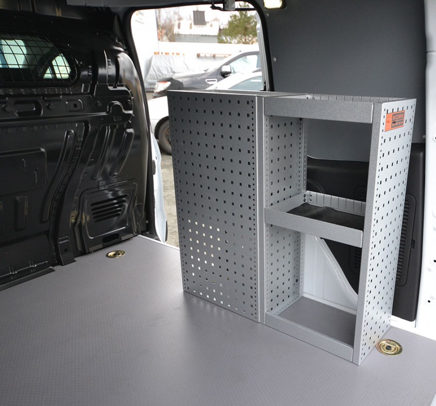 H-SD3S Fahrzeugregal montiert in einem VW Caddy