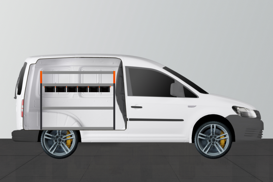 V-BASIC+ FAHRZEUGREGAL FÜR VW Caddy