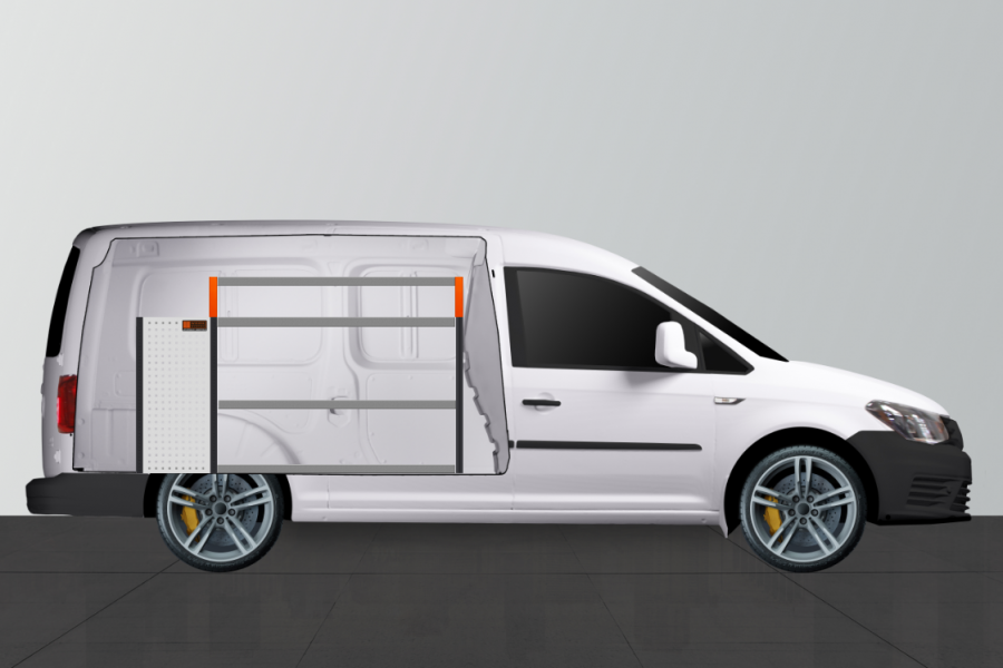Fahrzeugregal V-Basic für VW Transporter