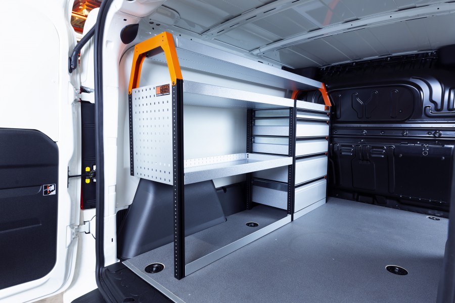 V-PRO Fahrzeugregal für Fiat Doblo & Opel Combo L2 | Work System