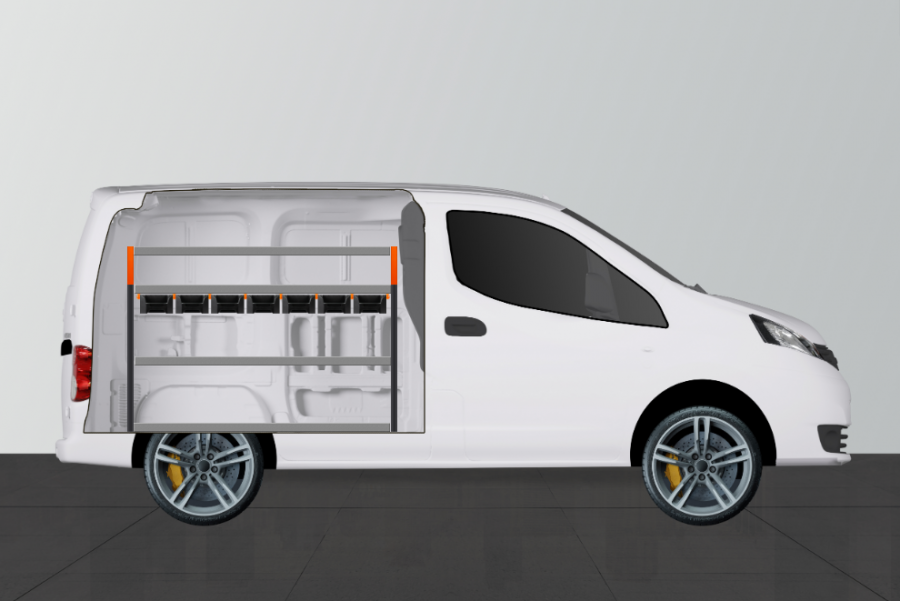 V-BASIC+ FAHRZEUGREGAL FÜR Nissan NV200 | Work System