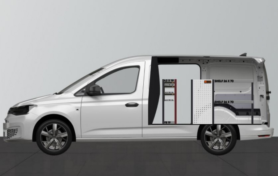 VW Caddy Fahrzeugausrüstung und Zubehör für die Fahrzeugeinrichtung