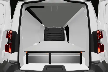 Unterflursystem H:272 mm 3-Schubladen für Expert, Vivaro 2020-, Jumpy, Scudo & ProAce L3 mit Prefence-Wand