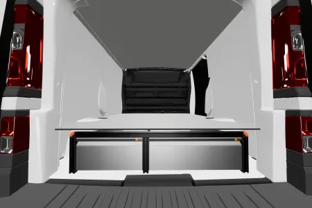 Unterflursystem H:272 mm 4-Schubladen für NV300, Trafic, Talento & Vivaro L1H1.